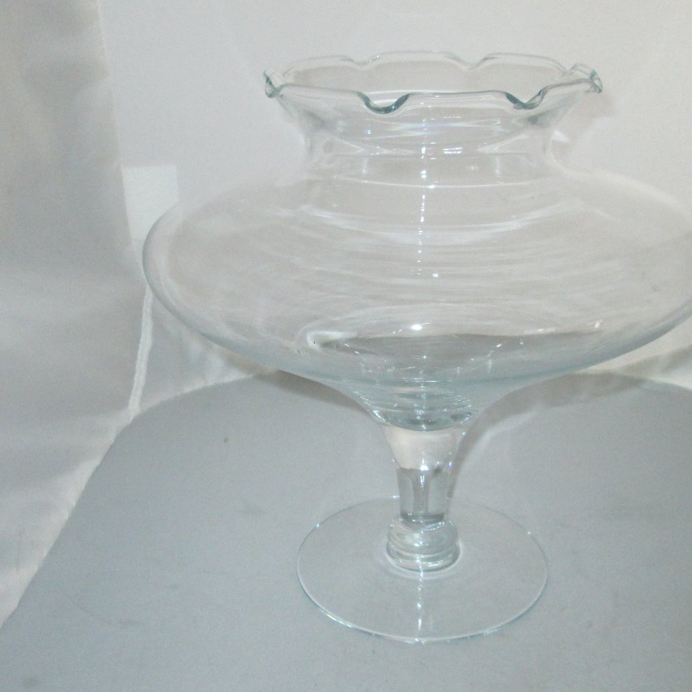 Vintage Princess House Collection Hand Blown Crystal Violet Bowl #852